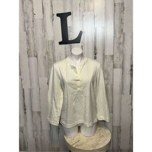 Free Assembly cream blouse